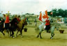 Carrying the flag for Team Canada at the 1989 World Championships.